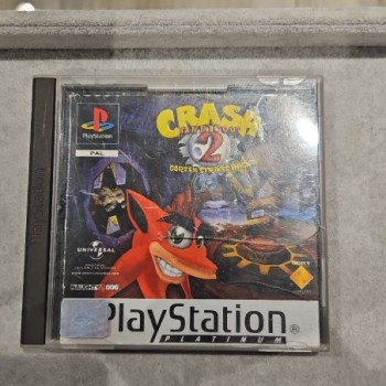 CRASH BANDICOOT 2 CORTEX STRIKES BACK PS1 PLATINUM COMPLET