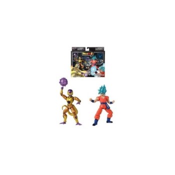 Bandai - Dragon Ball Super - Dragon Stars Figure 17 Cm - Battle Pack - Golden Freezer Vs Super Saiyan Blue Goku - 37169