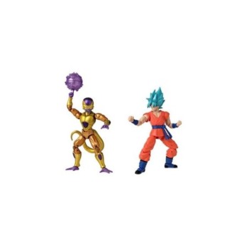 Bandai - Dragon Ball Super - Dragon Stars Figure 17 Cm - Battle Pack - Golden Freezer Vs Super Saiyan Blue Goku - 37169