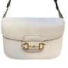 SAC HORSEBIT GUCCI 1955 CUIR BLANC 