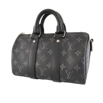 SAC LOUIS VUITTON KEEPALL 25 MONOGRAM ECLIPSE REVERSE