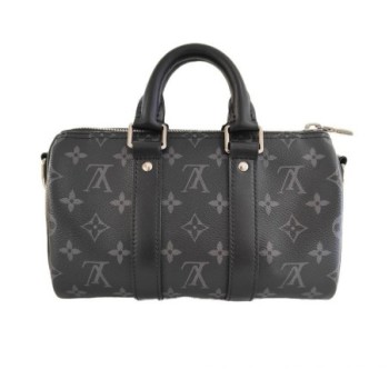 SAC LOUIS VUITTON KEEPALL 25 MONOGRAM ECLIPSE REVERSE