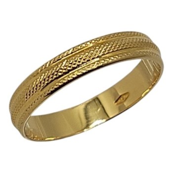 BAGUE OR 18CT 2.56GRS T 55