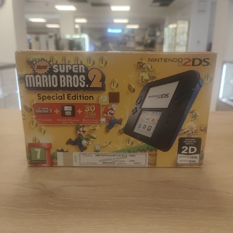 CONSOLE 2DS BLEU NOIR EN BOITE