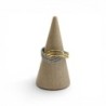 BAGUE OR JAUNE BLANC 18CT 3.51GRS DMNTS T52