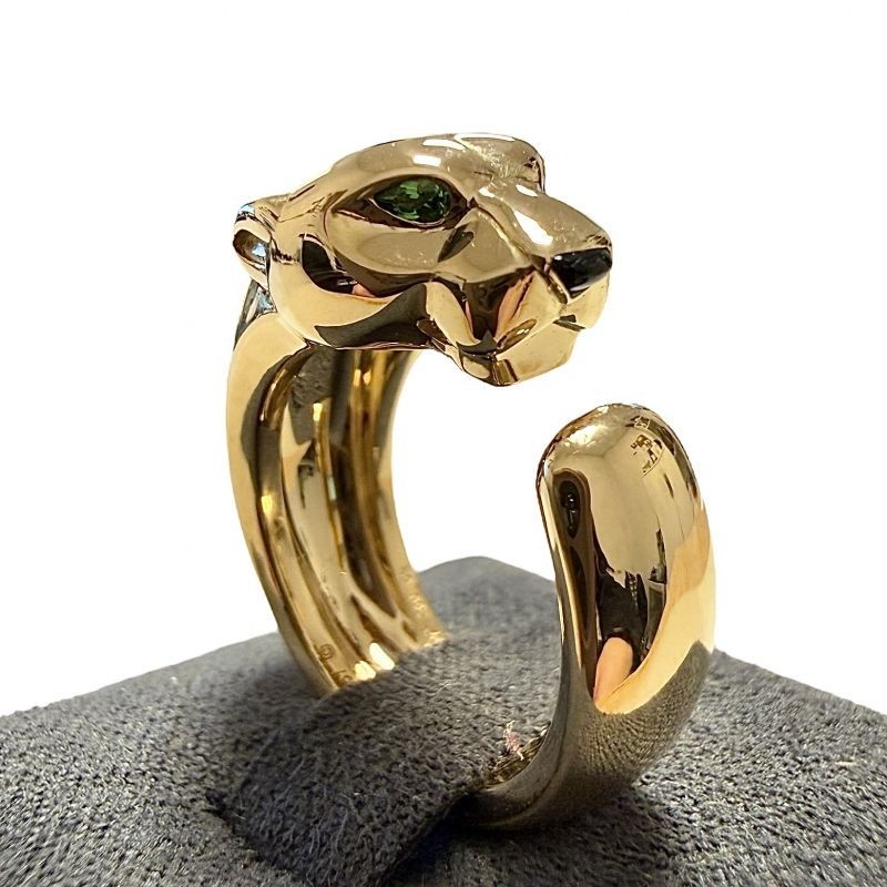 BAGUE CARTIER PANTHERE MOYEN MODELE OR JAUNE 750 TAILLE 52