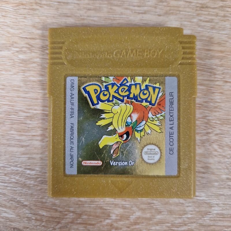 POKEMON VERSION OR GB (CARTOUCHE SEULE)