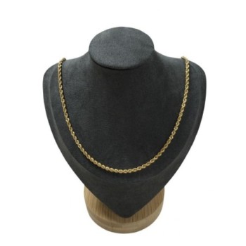 COLLIER TORSADEE OR JAUNE 750 18CT 3.75GRS 45CM