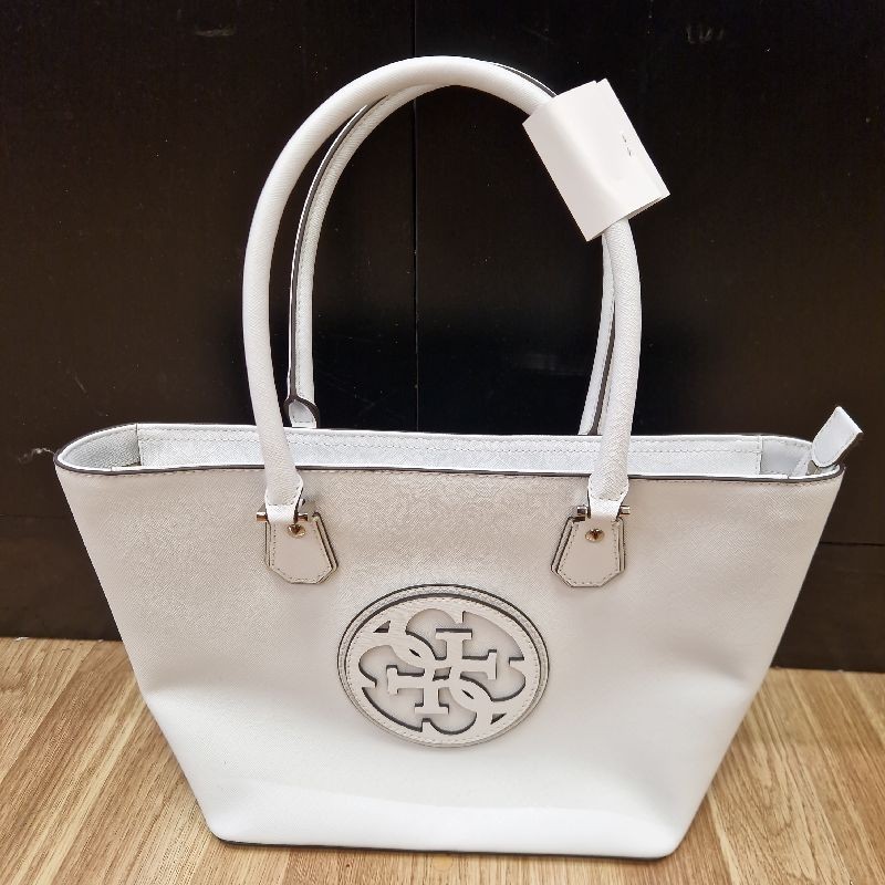 SAC CABAS GUESS BLANC