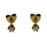 CLOUS EN OR JAUNE 18CTS 1.19GR