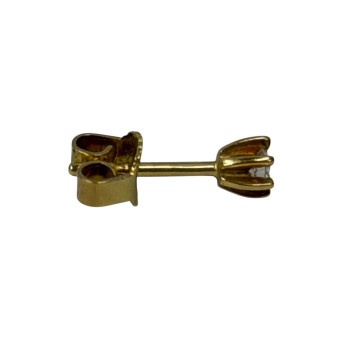 CLOUS EN OR JAUNE 18CTS 1.19GR