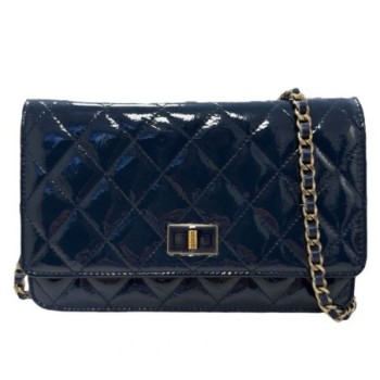 SAC CHANEL WOC WALLET ON CHAIN BLEU