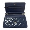 SAC CHANEL WOC WALLET ON CHAIN BLEU