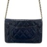 SAC CHANEL WOC WALLET ON CHAIN BLEU