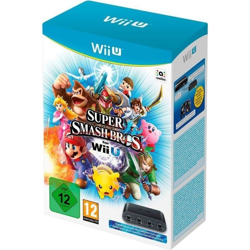 Super Smash Bros. for Wii U + GameCube Controller Adapter for Wii U