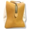 SAC HERMES VICTORIA 45 BEIGE TOILE EN CUIR