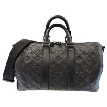 LOUIS VUITTON KEEPALL 35 BANDOULIERE M22765 CUIR TAURILLON FULL SET