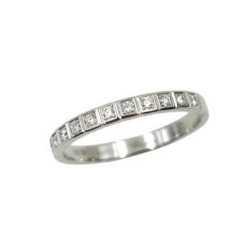 CHOPARD ICE CUBE OR 18K T.53 DMT 0.11CT 2.70GR BOITE FACTURE