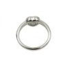 BAGUE OR BLANC CHOPARD HAPPY DIAMONDS 5.17GR T53