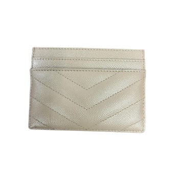 PORTE CARTES YSL BEIGE