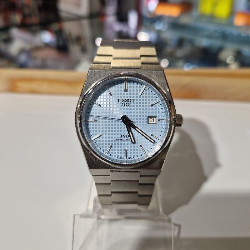TISSOT PRX 40 205 POWERMATIC 80 ICE BLUE