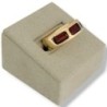 BAGUE POMELATO ICONICA FANCI OR 18CT ROSE T53  9.57GR 3 GRENAT +FACTURE