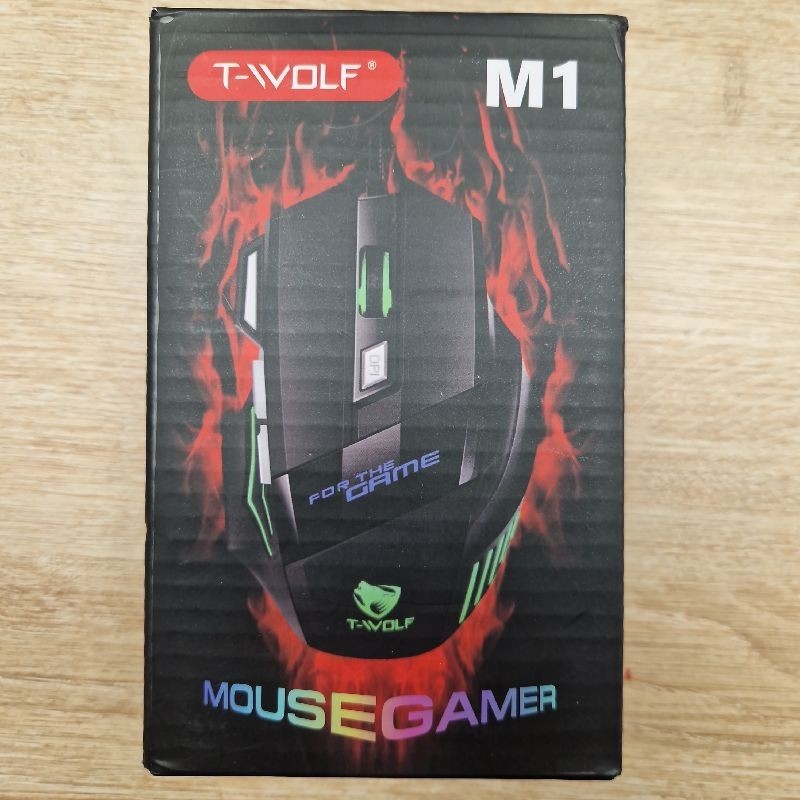 SOURIS GAMING T-WOLF M1, FILAIRE, RGB