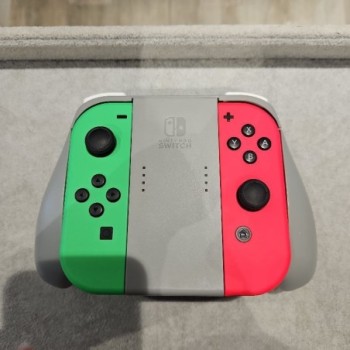 JOYCON LA PAIRE VERT ROSE +SUPPORT