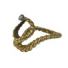 BAGUE GILBER ALBERT 18CTS 4G AVEC 1 DIAMANT ET BOITE ET BILLES