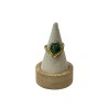 BAGUE GILBER ALBERT 18CTS 4G AVEC 1 DIAMANT ET BOITE ET BILLES
