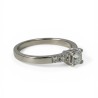 BAGUE EN OR 18CTS 3.34GRS AVEC DIAMANTS