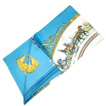 CARRE HERMES 90 PROMENADE DE LONGCHAMPS SOIE