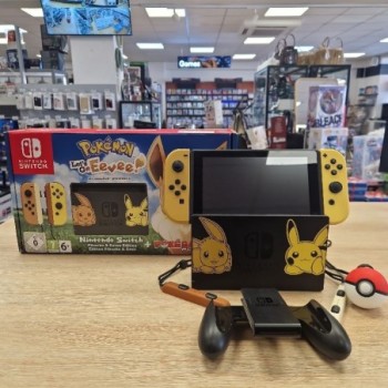 CONSOLE NINTENDO SWITCH LET S GO EVOLI + POKEBALL PLUS EN BOITE