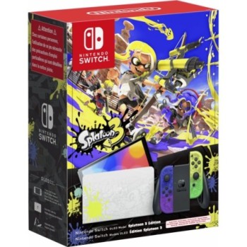 CONSOLE SWITCH OLED SPLATOON 3 EN BOITE SANS JEU