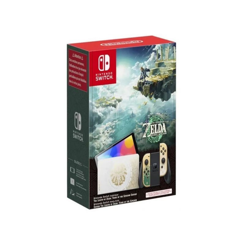 CONSOLE OLED LEGEND OF ZELDA: TEARS OF THE KINGDOM EDITION + JEU ZELDA