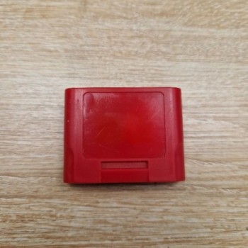 CONTROLLER PAK MEMORY CARD N64 ROUGE