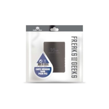 Carte Mémoire Freaks and Geeks 16 Mo Noir Pour PS2