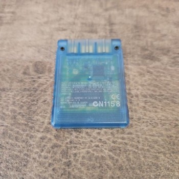 SONY CARTE MEMOIRE BLEU TRANSPARENT 8MB -  PS2