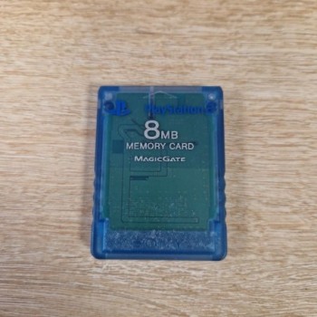 MEMORY CARD PS2 8MB BLEU TRANS