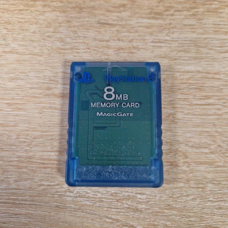 MEMORY CARD PS2 8MB BLEU TRANS