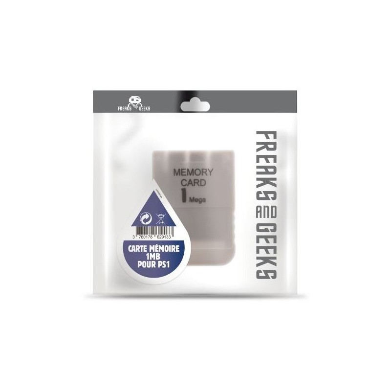 CARTE MEMOIRE F&G 1MB - PS1/PS2