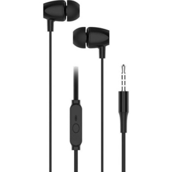 ECOUTEUR FILAIRE JACK 3.5MM NOIR BLUESTAR