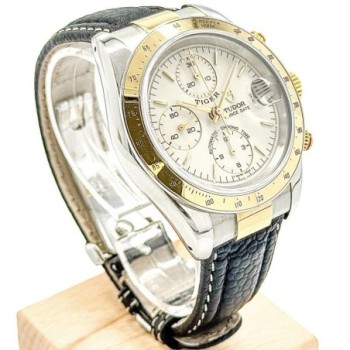 TUDOR DATE PRINCE TIGRE OR 18CT ACIER