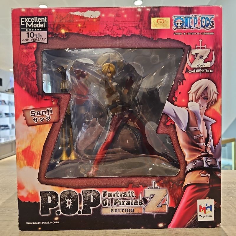 EXCELLENT MODEL PORTRAIT.OF.PIRATES ONE PIECE  EDITION-Z  SANJI PVC FIGURE