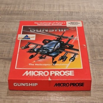 Gunship (Microprose 1986) Spectrum 48k 128k (2 Tapes, Manual, Box)