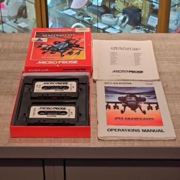 Gunship (Microprose 1986) Spectrum 48k 128k (2 Tapes, Manual, Box)