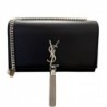 SAC A MAIN YVES SAINT LAURENT KATE TASSEL MEDIUM CUIR NOIR