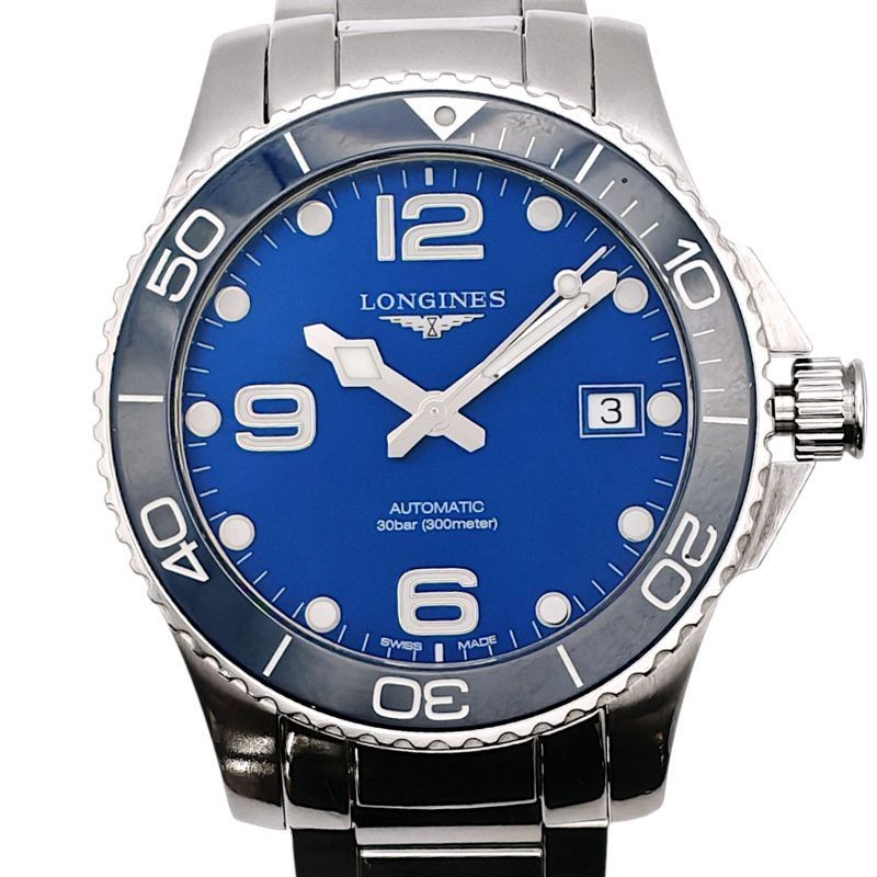 LONGINES HYDROCONQUEST 41MM AUTO L3.780.496.6 FULL SET 2023
