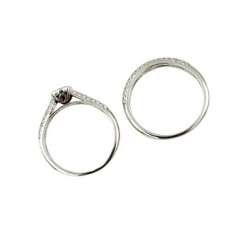 BAGUE DOUBLE OR 18K 7.17GR DTS  UNE EN T56 ET UNE EN T 59