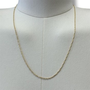 CHAINE OR JAUNE 18CT 1.15GRS 55X0.1CM